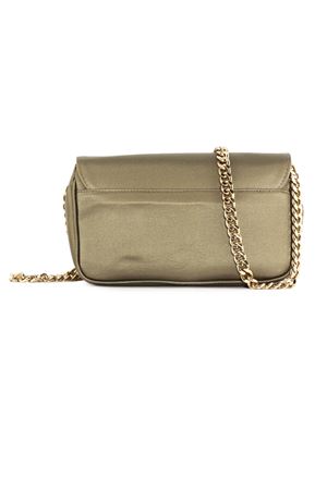 Green satin Lunette shoulder bag ROBERTO FESTA | LUNETTETOPAZ